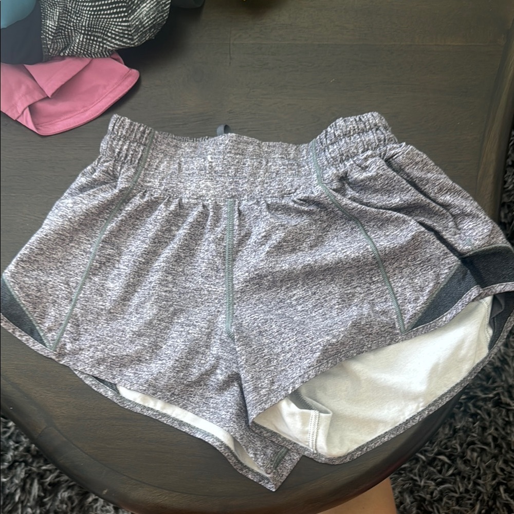 Women's Heather Gray Athletic Shorts